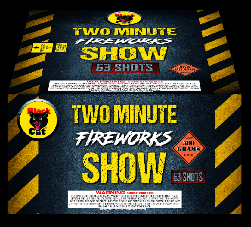 BC Two Minute Fireworks Show 64s